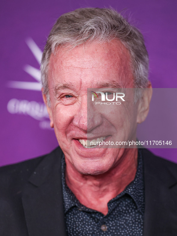 Tim Allen arrives at Cirque du Soleil's 'KOOZA' Red Carpet Premiere held at the Santa Monica Pier on October 24, 2024 in Santa Monica, Los A...