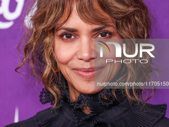 Halle Berry arrives at Cirque du Soleil's 'KOOZA' Red Carpet Premiere held at the Santa Monica Pier on October 24, 2024 in Santa Monica, Los...