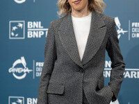 Barbara Chichiarelli attends the ''Supereroi'' photocall during the 19th Rome Film Festival at Auditorium Parco Della Musica in Rome, Italy,...