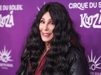 Cher arrives at Cirque du Soleil's 'KOOZA' Red Carpet Premiere held at the Santa Monica Pier on October 24, 2024 in Santa Monica, Los Angele...