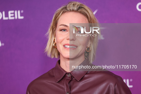 Eloise Mumford arrives at Cirque du Soleil's 'KOOZA' Red Carpet Premiere held at the Santa Monica Pier on October 24, 2024 in Santa Monica,...