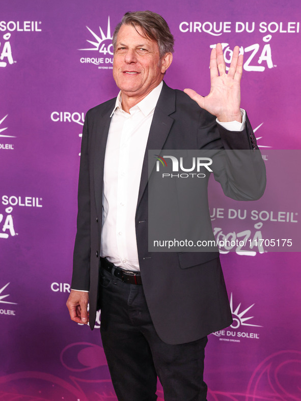 Adam Nimoy arrives at Cirque du Soleil's 'KOOZA' Red Carpet Premiere held at the Santa Monica Pier on October 24, 2024 in Santa Monica, Los...