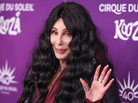 Cher arrives at Cirque du Soleil's 'KOOZA' Red Carpet Premiere held at the Santa Monica Pier on October 24, 2024 in Santa Monica, Los Angele...