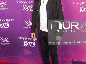 Joe Mantegna arrives at Cirque du Soleil's 'KOOZA' Red Carpet Premiere held at the Santa Monica Pier on October 24, 2024 in Santa Monica, Lo...