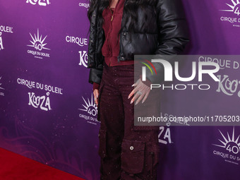 Cher arrives at Cirque du Soleil's 'KOOZA' Red Carpet Premiere held at the Santa Monica Pier on October 24, 2024 in Santa Monica, Los Angele...