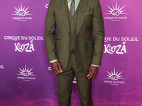 Jimmy Akingbola arrives at Cirque du Soleil's 'KOOZA' Red Carpet Premiere held at the Santa Monica Pier on October 24, 2024 in Santa Monica,...