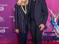 Rachelle Carson and husband Ed Begley Jr. arrive at Cirque du Soleil's 'KOOZA' Red Carpet Premiere held at the Santa Monica Pier on October...