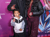 Slash Electric Alexander Edwards, Alexander Edwards and Cher arrive at Cirque du Soleil's 'KOOZA' Red Carpet Premiere held at the Santa Moni...