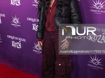 Cher arrives at Cirque du Soleil's 'KOOZA' Red Carpet Premiere held at the Santa Monica Pier on October 24, 2024 in Santa Monica, Los Angele...