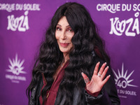 Cher arrives at Cirque du Soleil's 'KOOZA' Red Carpet Premiere held at the Santa Monica Pier on October 24, 2024 in Santa Monica, Los Angele...