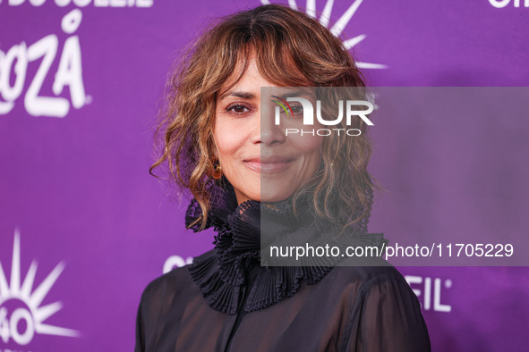 Halle Berry arrives at Cirque du Soleil's 'KOOZA' Red Carpet Premiere held at the Santa Monica Pier on October 24, 2024 in Santa Monica, Los...