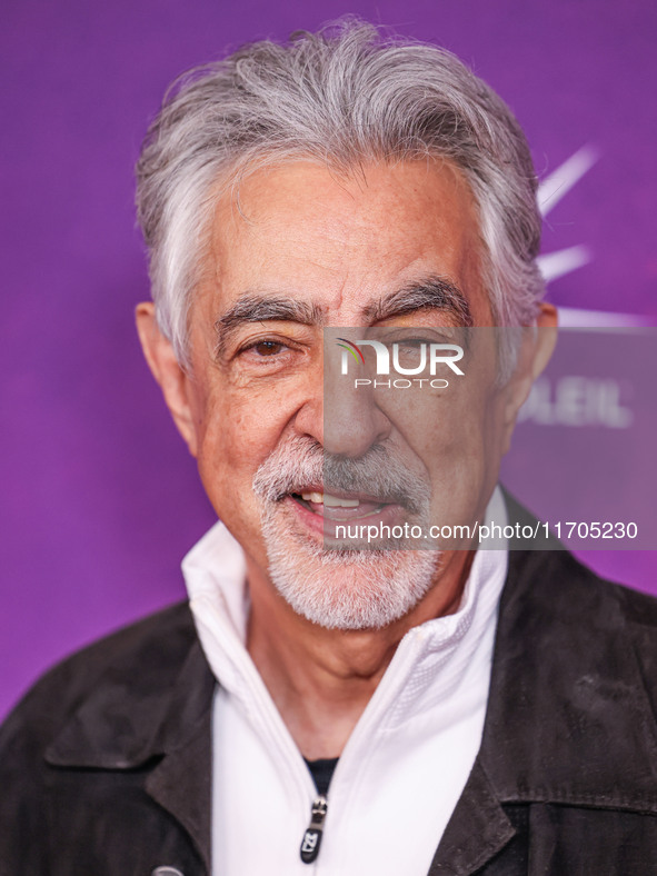 Joe Mantegna arrives at Cirque du Soleil's 'KOOZA' Red Carpet Premiere held at the Santa Monica Pier on October 24, 2024 in Santa Monica, Lo...