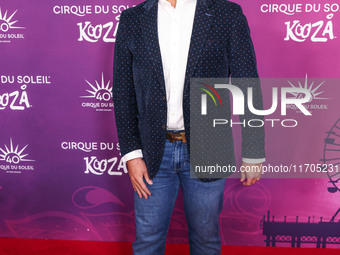 Robby Lariviere arrives at Cirque du Soleil's 'KOOZA' Red Carpet Premiere held at the Santa Monica Pier on October 24, 2024 in Santa Monica,...