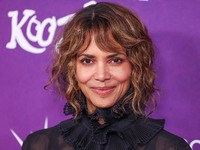 Halle Berry arrives at Cirque du Soleil's 'KOOZA' Red Carpet Premiere held at the Santa Monica Pier on October 24, 2024 in Santa Monica, Los...