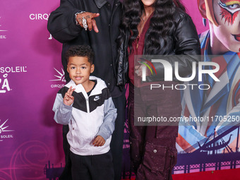 Slash Electric Alexander Edwards, Alexander Edwards and Cher arrive at Cirque du Soleil's 'KOOZA' Red Carpet Premiere held at the Santa Moni...