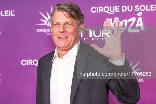 Adam Nimoy arrives at Cirque du Soleil's 'KOOZA' Red Carpet Premiere held at the Santa Monica Pier on October 24, 2024 in Santa Monica, Los...