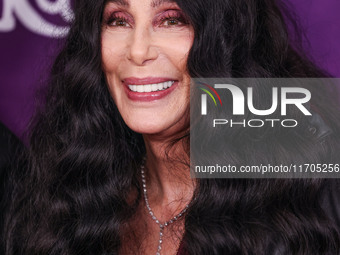 Cher arrives at Cirque du Soleil's 'KOOZA' Red Carpet Premiere held at the Santa Monica Pier on October 24, 2024 in Santa Monica, Los Angele...