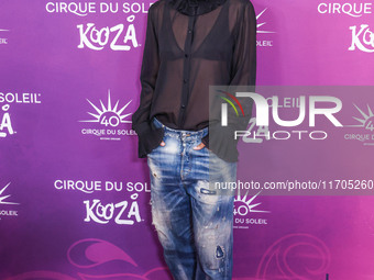 Halle Berry arrives at Cirque du Soleil's 'KOOZA' Red Carpet Premiere held at the Santa Monica Pier on October 24, 2024 in Santa Monica, Los...