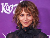 Halle Berry arrives at Cirque du Soleil's 'KOOZA' Red Carpet Premiere held at the Santa Monica Pier on October 24, 2024 in Santa Monica, Los...