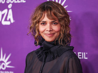 Halle Berry arrives at Cirque du Soleil's 'KOOZA' Red Carpet Premiere held at the Santa Monica Pier on October 24, 2024 in Santa Monica, Los...