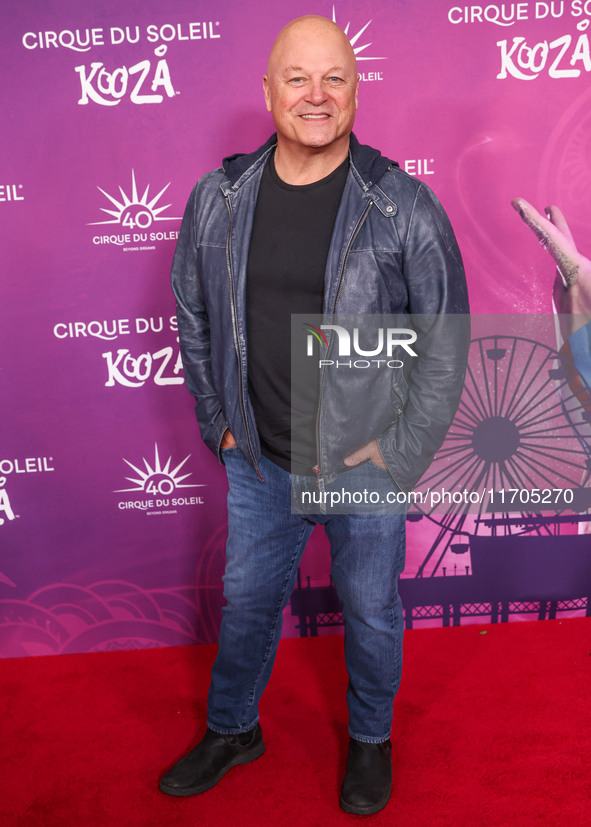 Michael Chiklis arrives at Cirque du Soleil's 'KOOZA' Red Carpet Premiere held at the Santa Monica Pier on October 24, 2024 in Santa Monica,...