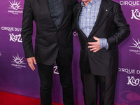 Tim Allen and Martin Short arrive at Cirque du Soleil's 'KOOZA' Red Carpet Premiere held at the Santa Monica Pier on October 24, 2024 in San...