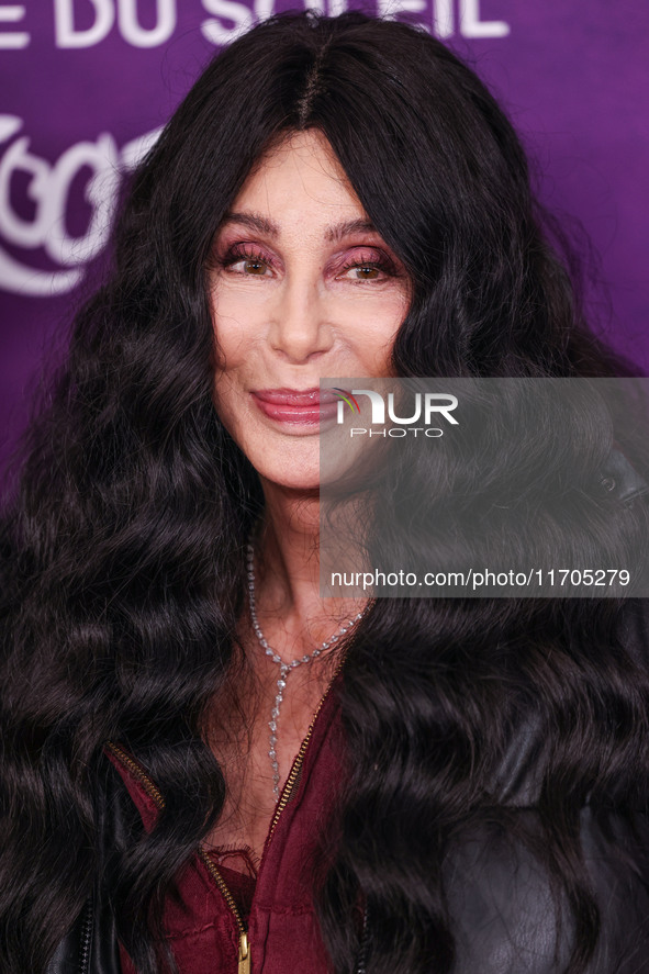 Cher arrives at Cirque du Soleil's 'KOOZA' Red Carpet Premiere held at the Santa Monica Pier on October 24, 2024 in Santa Monica, Los Angele...