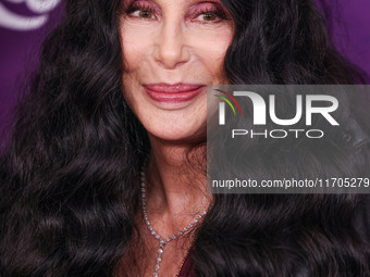 Cher arrives at Cirque du Soleil's 'KOOZA' Red Carpet Premiere held at the Santa Monica Pier on October 24, 2024 in Santa Monica, Los Angele...