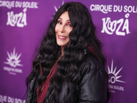 Cher arrives at Cirque du Soleil's 'KOOZA' Red Carpet Premiere held at the Santa Monica Pier on October 24, 2024 in Santa Monica, Los Angele...