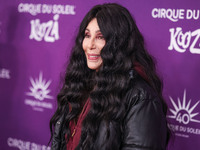 Cher arrives at Cirque du Soleil's 'KOOZA' Red Carpet Premiere held at the Santa Monica Pier on October 24, 2024 in Santa Monica, Los Angele...