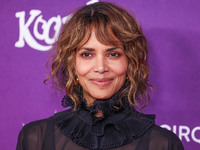 Halle Berry arrives at Cirque du Soleil's 'KOOZA' Red Carpet Premiere held at the Santa Monica Pier on October 24, 2024 in Santa Monica, Los...