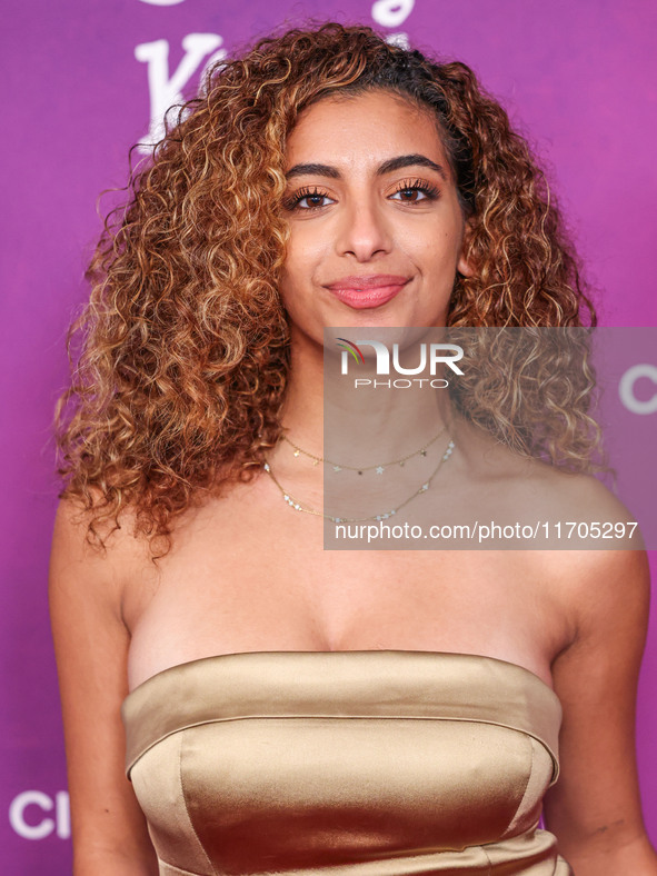 Lihi Catriel arrives at Cirque du Soleil's 'KOOZA' Red Carpet Premiere held at the Santa Monica Pier on October 24, 2024 in Santa Monica, Lo...