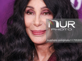 Cher arrives at Cirque du Soleil's 'KOOZA' Red Carpet Premiere held at the Santa Monica Pier on October 24, 2024 in Santa Monica, Los Angele...