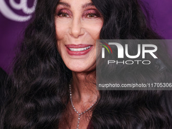 Cher arrives at Cirque du Soleil's 'KOOZA' Red Carpet Premiere held at the Santa Monica Pier on October 24, 2024 in Santa Monica, Los Angele...