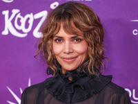 Halle Berry arrives at Cirque du Soleil's 'KOOZA' Red Carpet Premiere held at the Santa Monica Pier on October 24, 2024 in Santa Monica, Los...