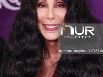 Cher arrives at Cirque du Soleil's 'KOOZA' Red Carpet Premiere held at the Santa Monica Pier on October 24, 2024 in Santa Monica, Los Angele...