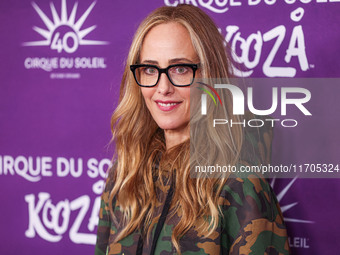 Kim Raver arrives at Cirque du Soleil's 'KOOZA' Red Carpet Premiere held at the Santa Monica Pier on October 24, 2024 in Santa Monica, Los A...