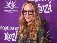 Kim Raver arrives at Cirque du Soleil's 'KOOZA' Red Carpet Premiere held at the Santa Monica Pier on October 24, 2024 in Santa Monica, Los A...