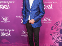 Stephane Lefebvre arrives at Cirque du Soleil's 'KOOZA' Red Carpet Premiere held at the Santa Monica Pier on October 24, 2024 in Santa Monic...