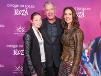 Elizabeth Allen-Dick, father Tim Allen and mother Jane Hajduk arrive at Cirque du Soleil's 'KOOZA' Red Carpet Premiere held at the Santa Mon...