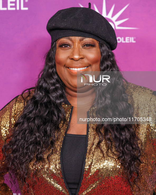 Loni Love arrives at Cirque du Soleil's 'KOOZA' Red Carpet Premiere held at the Santa Monica Pier on October 24, 2024 in Santa Monica, Los A...