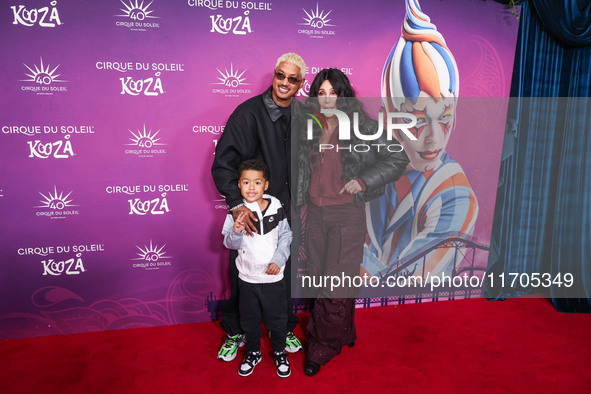 Slash Electric Alexander Edwards, Alexander Edwards and Cher arrive at Cirque du Soleil's 'KOOZA' Red Carpet Premiere held at the Santa Moni...