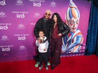 Slash Electric Alexander Edwards, Alexander Edwards and Cher arrive at Cirque du Soleil's 'KOOZA' Red Carpet Premiere held at the Santa Moni...