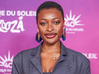 Tolu Ekundare arrives at Cirque du Soleil's 'KOOZA' Red Carpet Premiere held at the Santa Monica Pier on October 24, 2024 in Santa Monica, L...