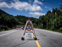 A checkpoint is in Pattani. Daily life occurs in Tak Bai, Narathiwat, Thailand, on October 25, 2024. Tak Bai is the site of an incident that...