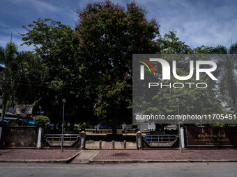 A general view of a park at the Tak Bai city center. Daily life in Tak Bai, Narathiwat, Thailand, on October 25, 2024. Tak Bai is the site o...