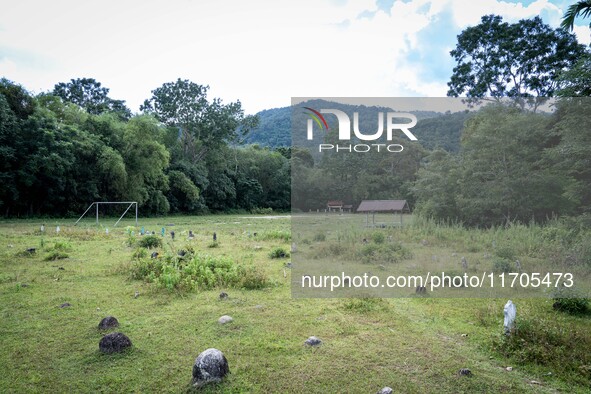 A Muslim graveyard and a memorial for the victims of the Tak Bai Incident are located at Wadil-Husen Mosque in Pattani. Daily life continues...