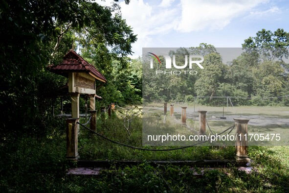 A memorial for the victims of the Tak Bai Incident is at Wadil-Husen Mosque in Pattani. Daily life continues in Tak Bai, Narathiwat, Thailan...