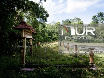 A memorial for the victims of the Tak Bai Incident is at Wadil-Husen Mosque in Pattani. Daily life continues in Tak Bai, Narathiwat, Thailan...