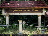 A memorial for the victims of the Tak Bai Incident is at Wadil-Husen Mosque in Pattani. Daily life continues in Tak Bai, Narathiwat, Thailan...